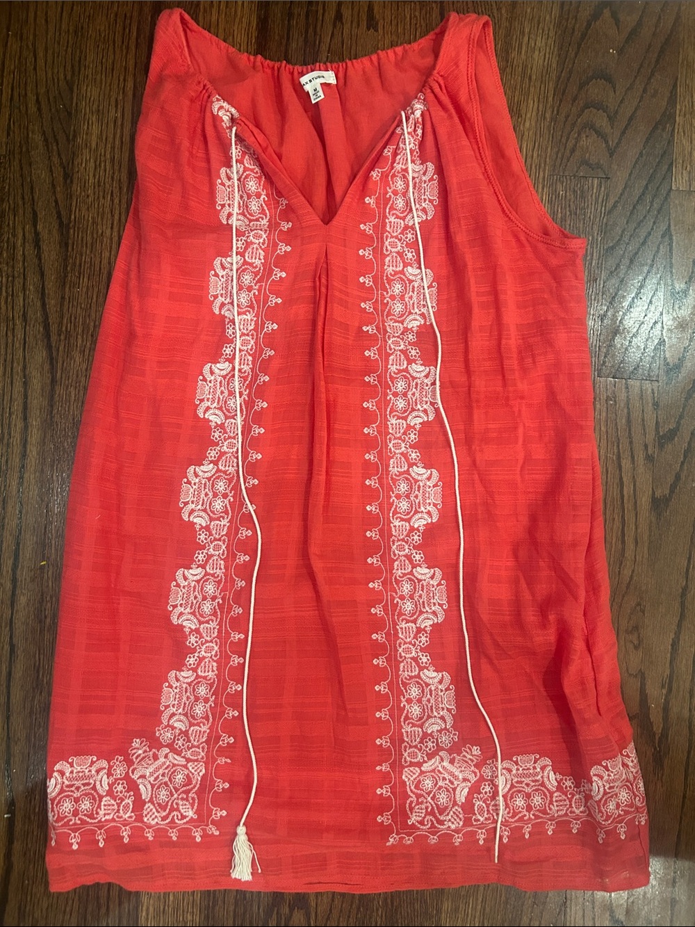 Max Studio vintage coral shift swing dress